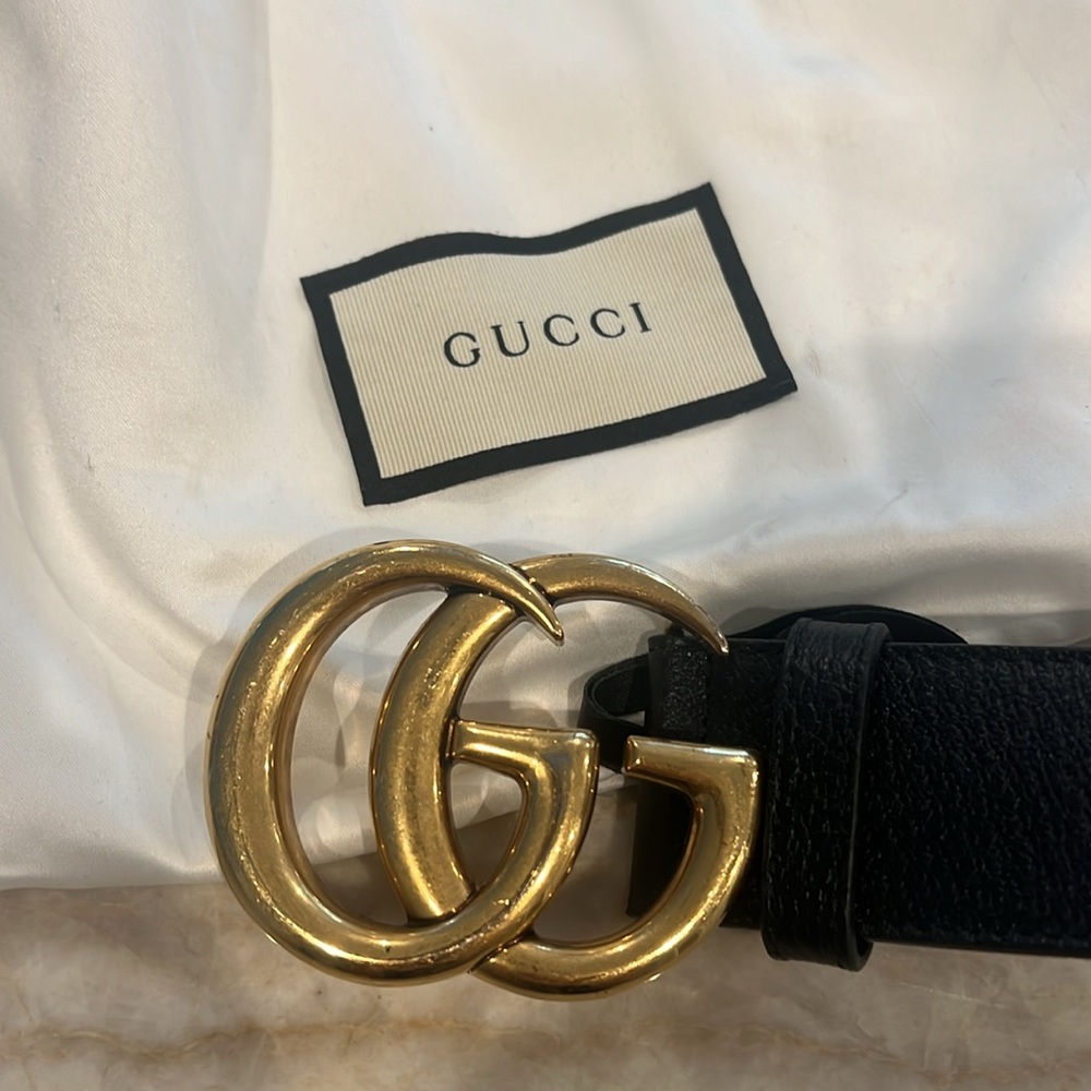 Gucci belt large buckle